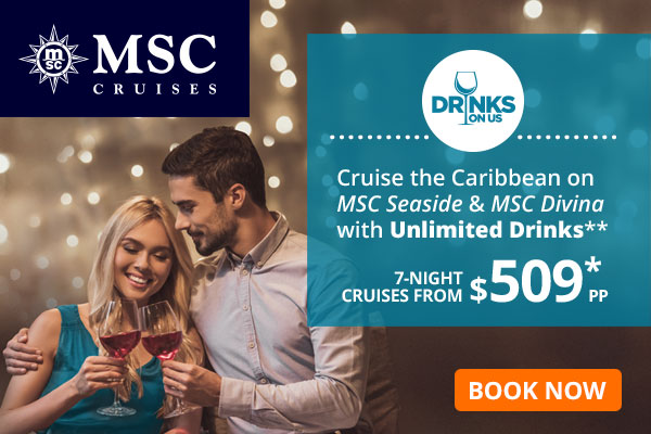 Go All In and enjoy Free Drinks and Wi-Fi + Flexible Booking Changes