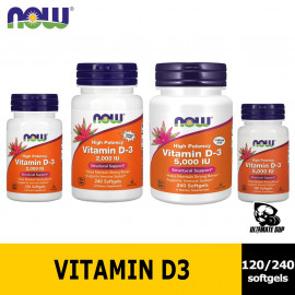 NOW Foods Supplements Vitamin D-3