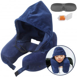 Sunany Hoodie Pillow Inflatable Travel Pillow