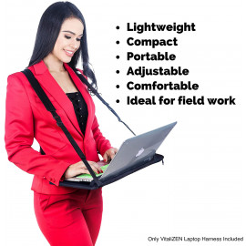VitaliZEN Laptop Harness Hands-Free Wearable Desk