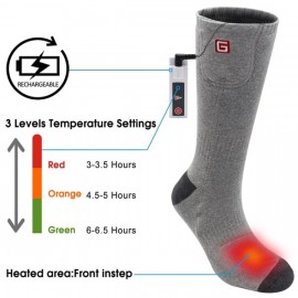 GLOBAL VASION Rechargeable Battery Heated Socks 