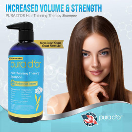 PURA D'OR Hair Thinning Therapy Biotin Shampoo