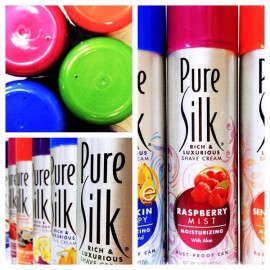 Pure Silk moisturizing shave creams