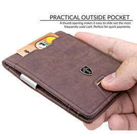 TRAVANDO Mens AUSTIN Slim Wallet